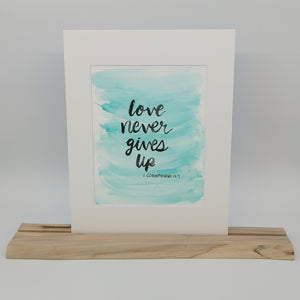 Love Never Gives Up